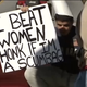 Illustration for article titled Woman-Beating Man Punished By Being Forced To Hold I Beat Women Sign